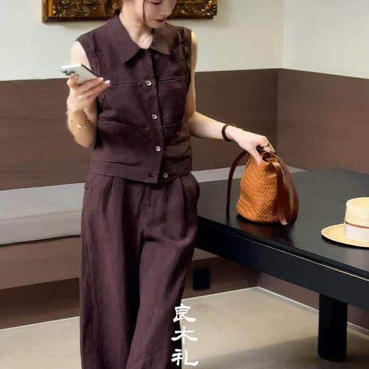 【预售7天】良木礼亚麻套装（72278&72263） 商品图0