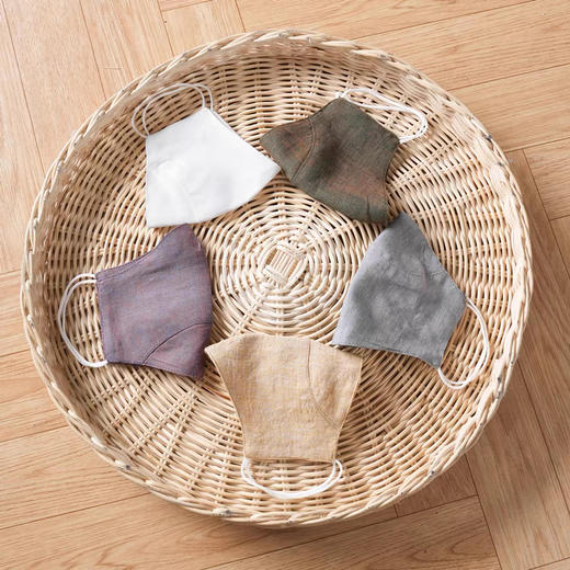 雀说 纯汉麻口罩雨露麻汉麻双层 商品图2