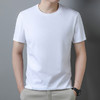夏季圆领薄款纯色短袖t恤精梳棉纯棉短袖体恤男t恤 商品缩略图4