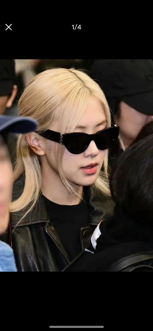 ysl 黑金 字母 m94 墨镜 商品图2