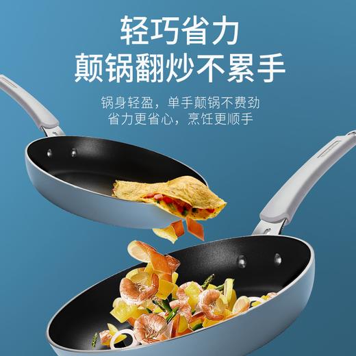 查蒙蒂纳平底锅煎锅2件套蓝色 商品图1