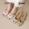 ZHR则则新中式玛丽珍鞋2025新款粗跟魔术贴气质单鞋时尚百搭女鞋 商品缩略图2
