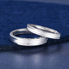 【限时8.8折】【线上铂金馆】PT950 #情侣日常 #十二铂记 【国际铂金协会】铂金FOREVER LOVE凹纹活口情侣戒/对(BQLJ00022)预售产品下单后不退款不退货不换货不补差价) 商品缩略图1