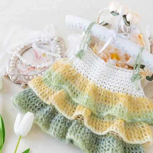 苏苏姐家幻彩蛋糕亲子吊带手工diy编织钩针毛线团自制材料包 商品图1