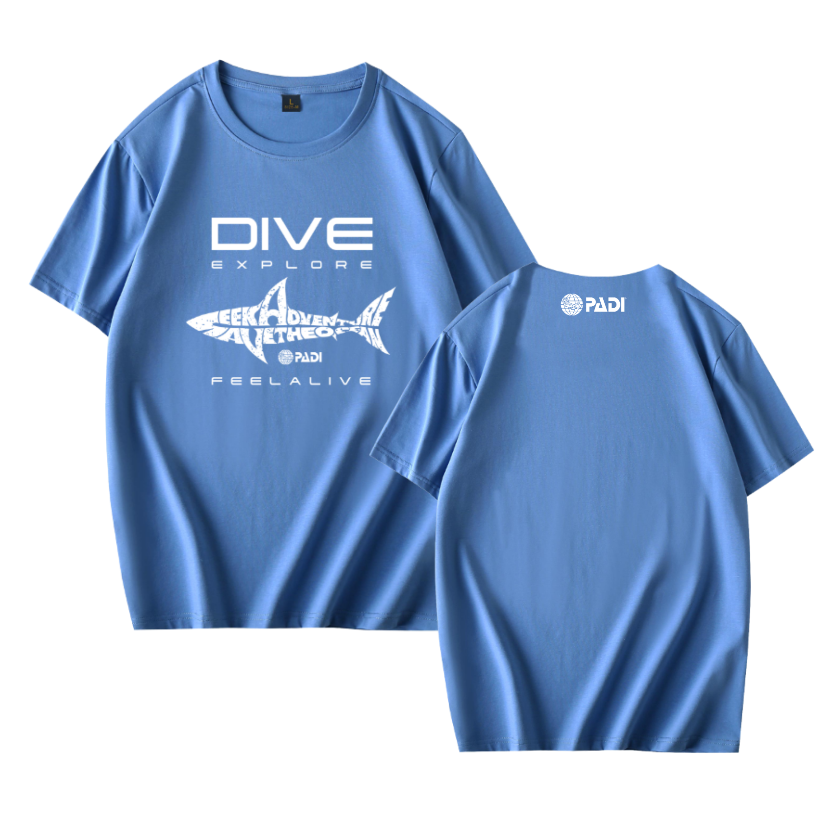 PADI Gear 新款鲨鱼主题T恤