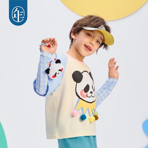 年衣25夏季防晒新款熊猫甜美遮阳帽活力盼达遮阳帽 商品图3