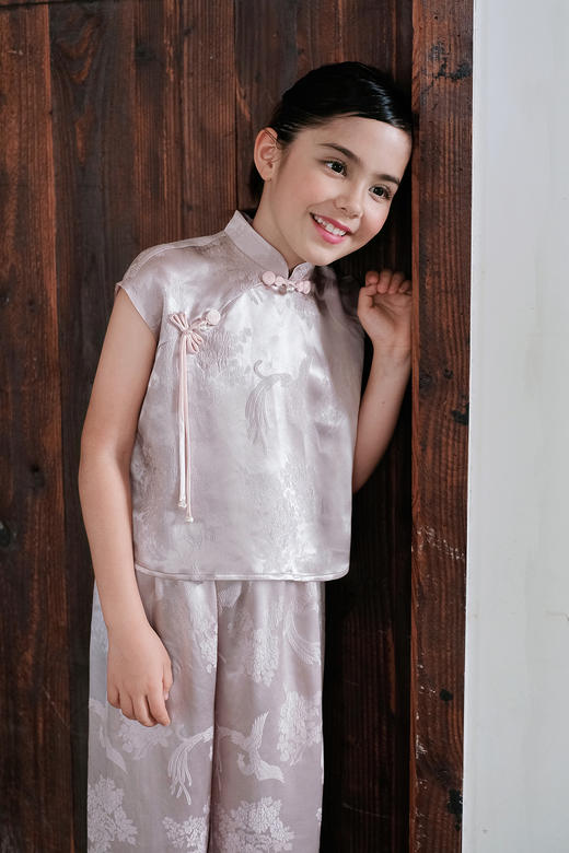 盛唐牡丹| Kids 新中式杏花粉儿童套装[特价品] 商品图8
