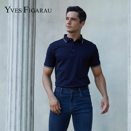 YvesFigarau伊夫·费嘉罗休闲短袖T恤975801 商品图0