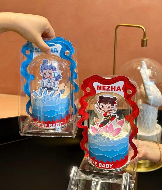 4英寸六一哪吒敖丙双面款蛋糕 商品图0