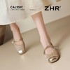 ZHR则则新中式玛丽珍鞋2025新款粗跟魔术贴气质单鞋时尚百搭女鞋 商品缩略图8