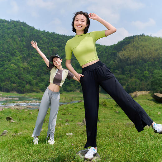 冰感防晒阔腿/束脚裤 轻薄垂感速干小凉风休闲裤 商品图2