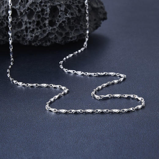 【限时8.8折】【线上铂金馆】PT950 #招财进宝 【国际铂金协会】铂金元宝链(BXL00060-03)预售产品下单后不退款不退货不换货不补差价) 商品图1