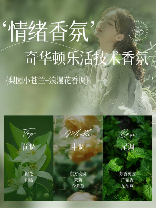 【自营】柏缇小苍兰水润嫩肤沐浴露800ml 商品图2