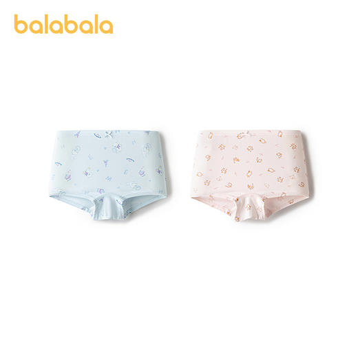 巴拉巴拉女童内裤棉平角小大童四角短裤抗菌裆两条装 商品图4