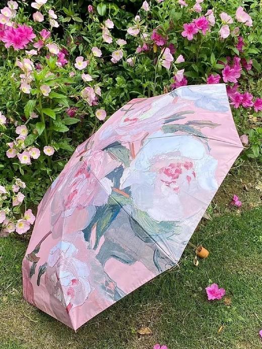 【三浦植造MINI油画胶囊伞】揣进口袋和手机一样小 真的好小巧 带着就出门 VUPF50+专业级防晒 硬核防晒√高密度黑胶伞布 根本晒不黑 有效阻隔99%紫外线 不透光 商品图2