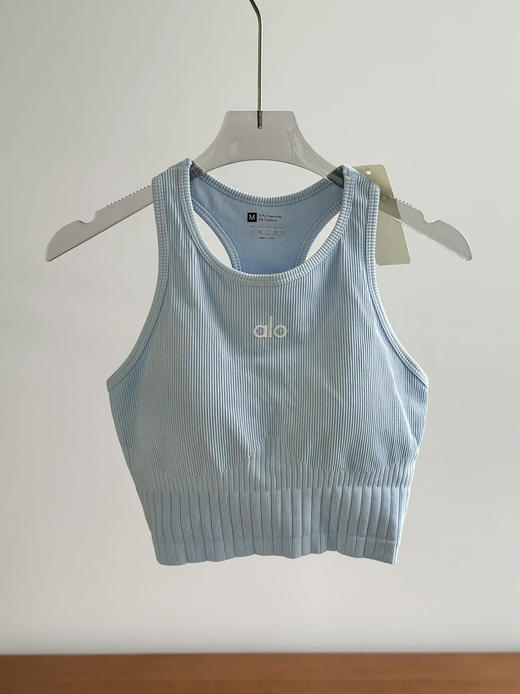 526-1 舒适包裹 不勒横膈膜 alo带固定杯垫 背心文胸 商品图11