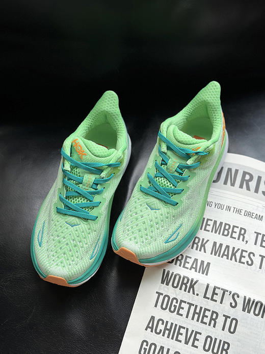 现货 THS-无 Hoka克里夫顿9  工程网布运动鞋 8色 QZ109 商品图4