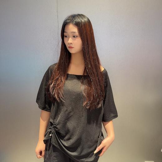 BY大领百搭宽松小衫50416（黑） 夏季 152550200321 商品图4