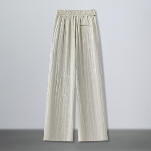 丁摩 夏天裤子女薄款山本冰丝夏季女士休闲阔腿裤女2025新款5ZF-8533 商品图3