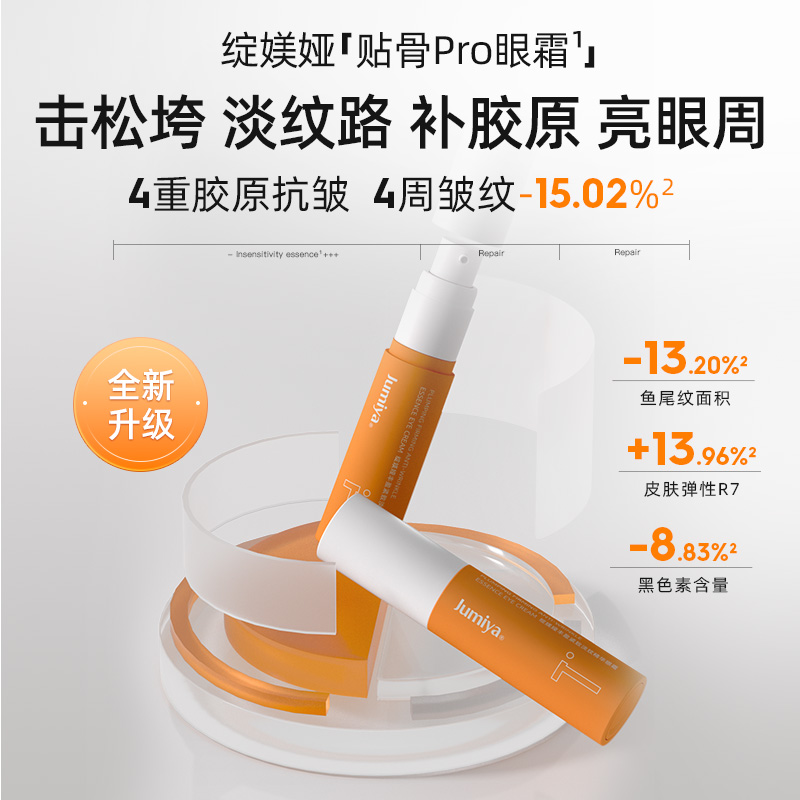 【贴骨pro眼霜】绽媄娅 丰盈紧致淡纹精华眼霜 15g