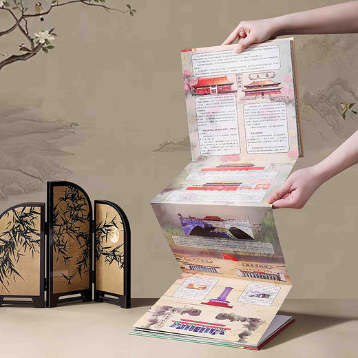 【飞阅中轴线】文创珍藏册，故宫博物院成立100周年版，4.3米超长卷沉浸式逛中轴线，24枚中轴线邮票 下单15天内发货 商品图3