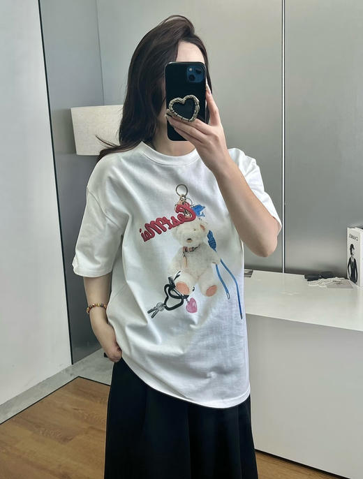 MO*CO剪标印花短袖T恤052407 商品图8