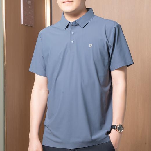 【法国皮尔卡丹 始于1950】夏季冰丝POLO衫短袖 更薄更透气凉爽 商务休闲 时尚百搭 商品图4