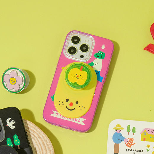 限时折上折【爱是灌溉】苹果脑袋 MAGSAFE磁吸 Pill椭圆啪嗒系列 黄色 食物 商品图1