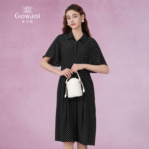 乔万尼真丝桑蚕丝连衣裙新款高档收腰EF2E395 商品图1