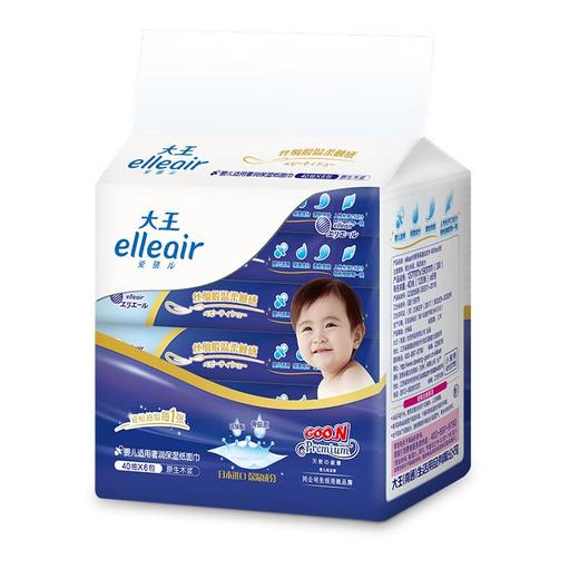 大王奢润保湿纸面巾60抽×4包/份 商品图2