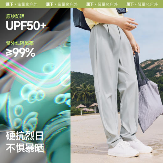 【25年新品】蕉下男士超凉感阔腿防晒裤AL928 商品图2