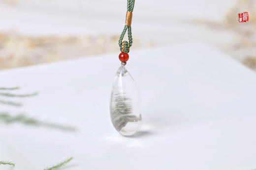 绿幽灵水晶吊坠  配精美挂绳 商品图2