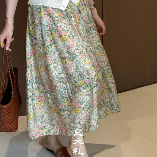 【预售7天】良木礼碎花半裙（378） 商品图1
