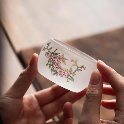 瓘玉琉璃茶具套组 | 古法手工吹制，半透光华，似玉非玉胜似玉 商品图2