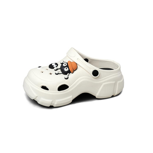 Safiya/索菲娅2025厚底轻便透气简约时尚洞洞鞋拖鞋SFD2110002 商品图1