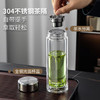 富光玻璃杯双层 带茶隔大容量隔热茶杯高档商务泡茶车载水杯透明杯子 商品缩略图4