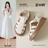 ZHR则则罗马凉鞋女2025新款夏季厚底增高猪笼鞋休闲百搭包头凉鞋 商品缩略图0