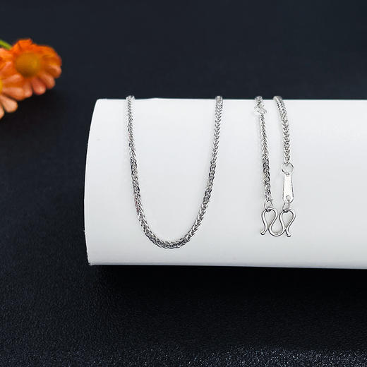 【限时8.8折】【线上铂金馆】PT950 【国际铂金协会】铂金17-18寸调节肖邦链(BXL00001-11)预售产品下单后不退款不退货不换货不补差价) 商品图1