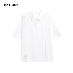 【新品上新】HX 夏季翻领短袖微宽松T恤Z102520071101