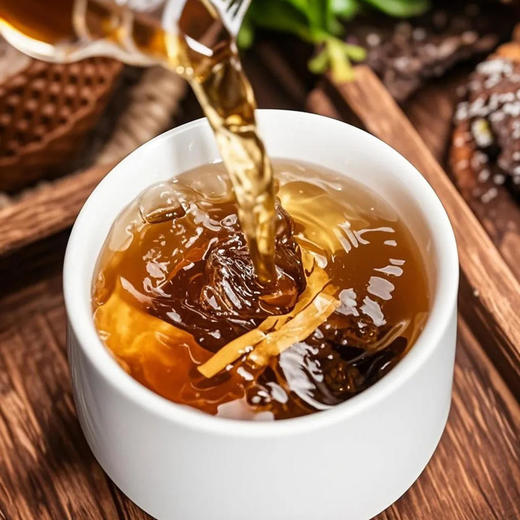 热卖！润喉古方！强韵三宝扎礼盒装新会陈皮咸橄榄禾秆草精美包装自饮礼赠500g/盒 商品图1