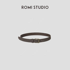 ROMI STUDIO牛头层反绒面皮革腰带 RWBLP31716