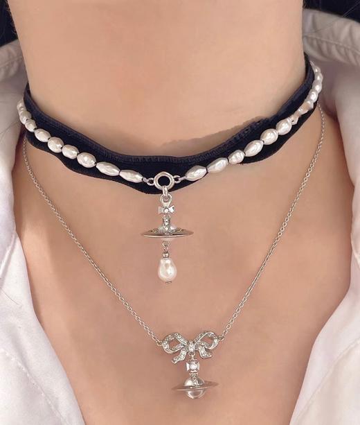 vivi 蝴蝶结立体土星项链/手链（XJ） 商品图10