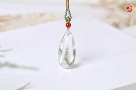 绿幽灵水晶吊坠  配精美挂绳 商品图1