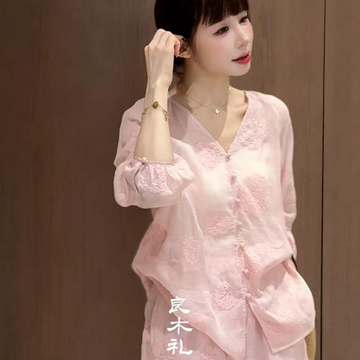 【预售7天】良木礼苎麻套装（8535） 商品图1