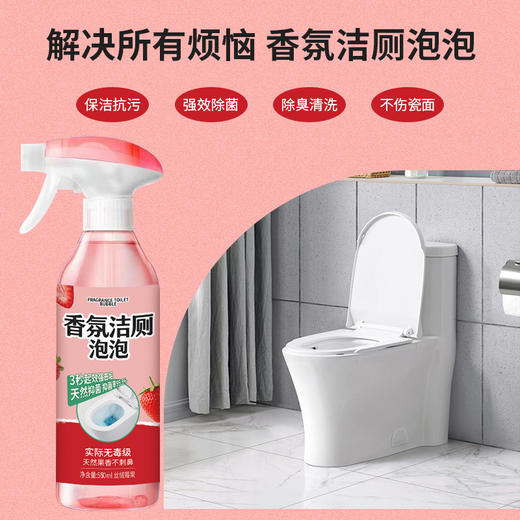 【香氛洁厕泡泡剂】防霉洁厕剂杀菌除臭强力除垢清新除味养护 商品图2