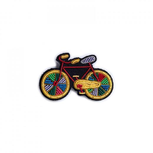 北京仓｜Macon & Lesquoy-Vélo Paradise-自行车 金属丝线 刺绣 胸针［法国设计师］ 商品图0
