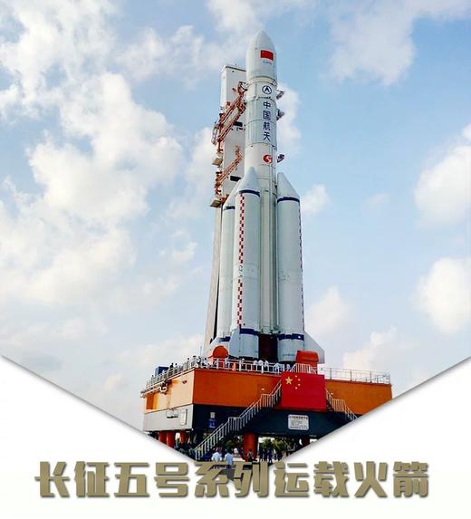 FXQ 特尔博-长春航展、九三阅兵纪念品  1:150 1:100中国长征五号火箭模型 合金成品玩具长征5号发射航天模型 商品图0