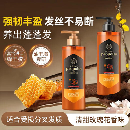 爱敬科娜洗丝韩国进口蜂胶洗发水护发素控油柔顺清爽去屑洗头膏 500ml/瓶 商品图4