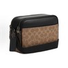 COACH 卡其色配黑色男士斜挎包 商品缩略图1
