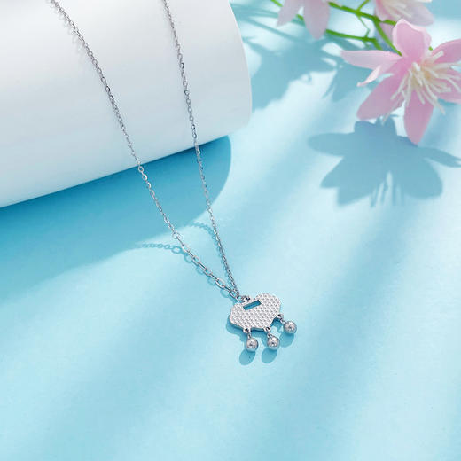 【限时8.8折】PT950 #CNC 【精品】铂金实心AB调节平安如意铃铛流苏鱼鳞锁包套链(BFPTTL00058)预售产品下单后不退款不退货不换货不补差价)预售产品下单后不退款不退货不换货不补差价 商品图1